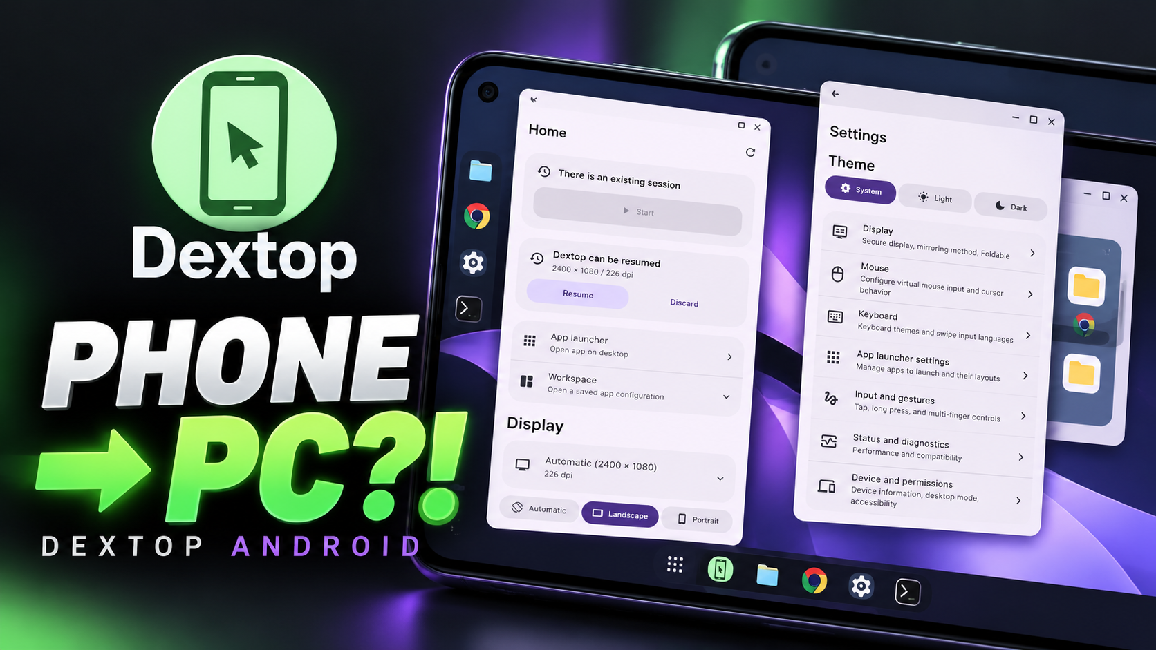 Dextop for Android: Desktop-Style Multitasking with Shizuku