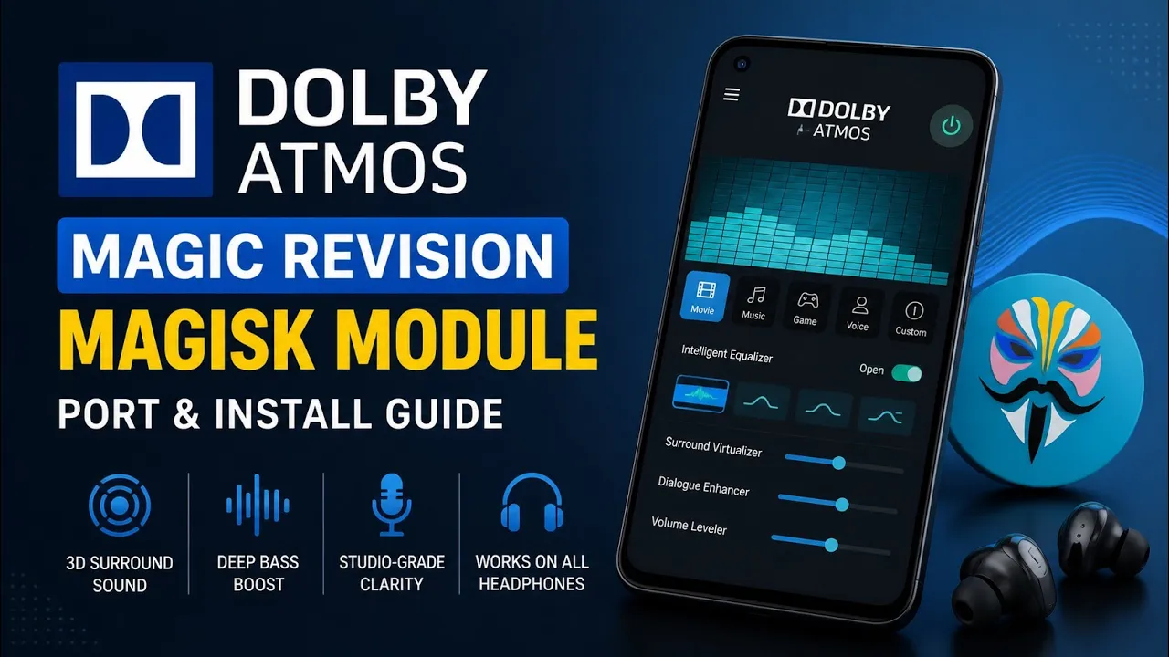 Dolby Atmos on Rooted Android: Installation Guide for Magisk, KernelSU and APatch