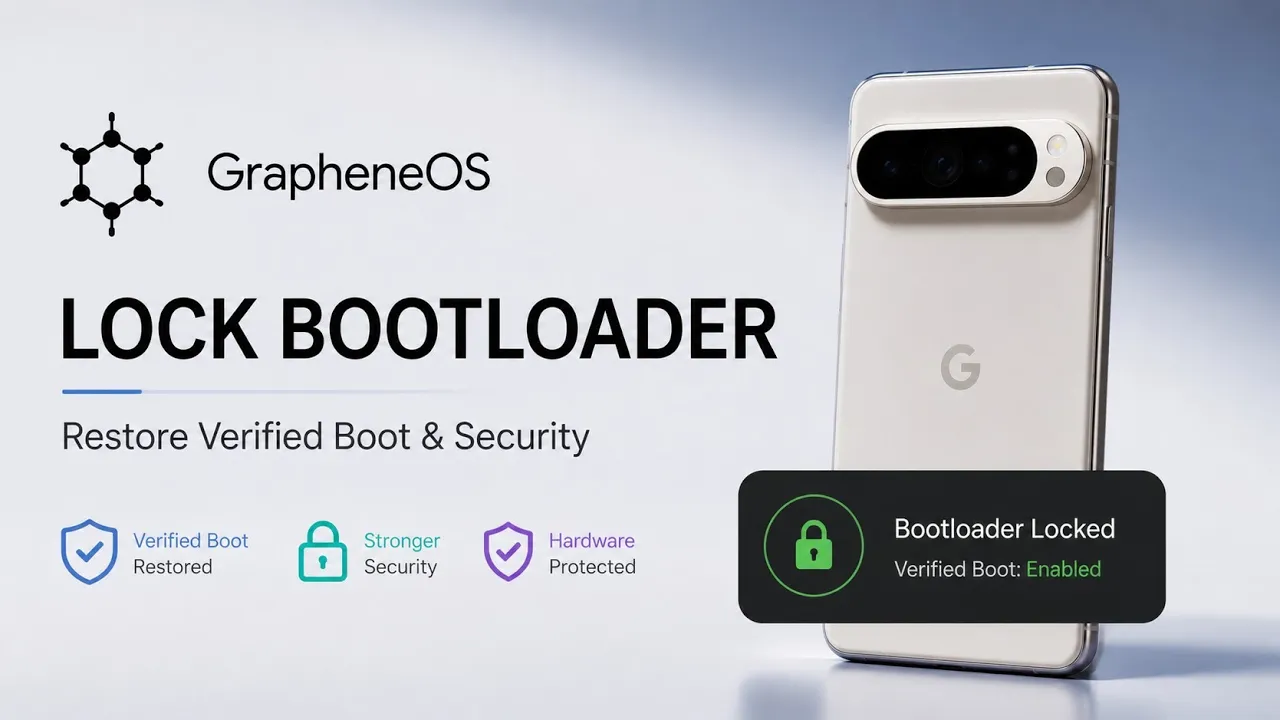 How to Lock the Bootloader on GrapheneOS After Installation