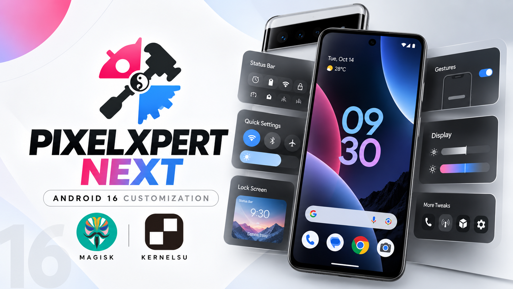 PixelXpert Next: Customize Stock Google Pixel Android With Magisk or KernelSU