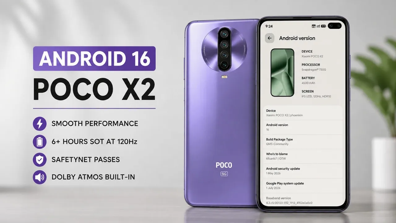 LunarisAOSP 3.10 for Poco X2/Redmi K30: Android 16 Custom ROM Review