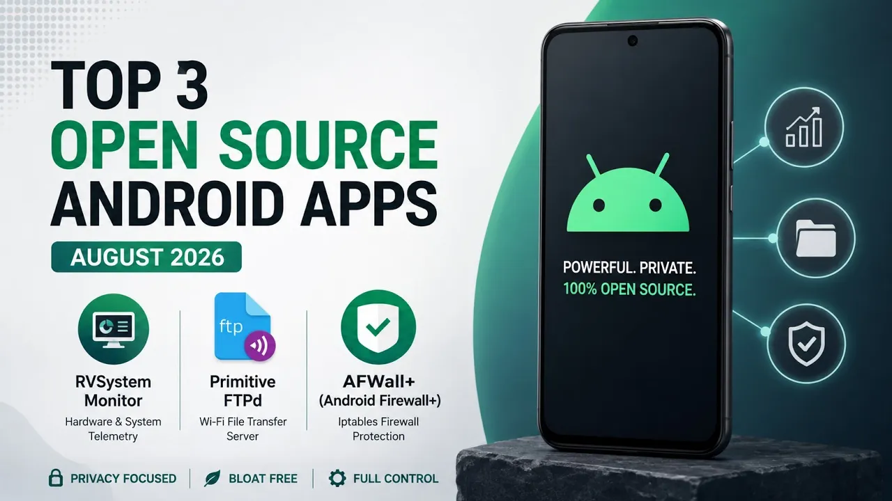 Three Open-Source Android Apps Worth Trying in August 2026