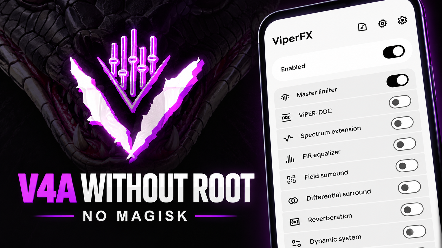 Rootless ViPER4Android (RV4A): Install Audio Effects Without Root